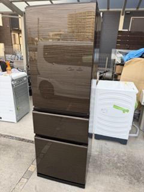 三菱 3ドア冷蔵庫 MR-CX37G-BR 365L