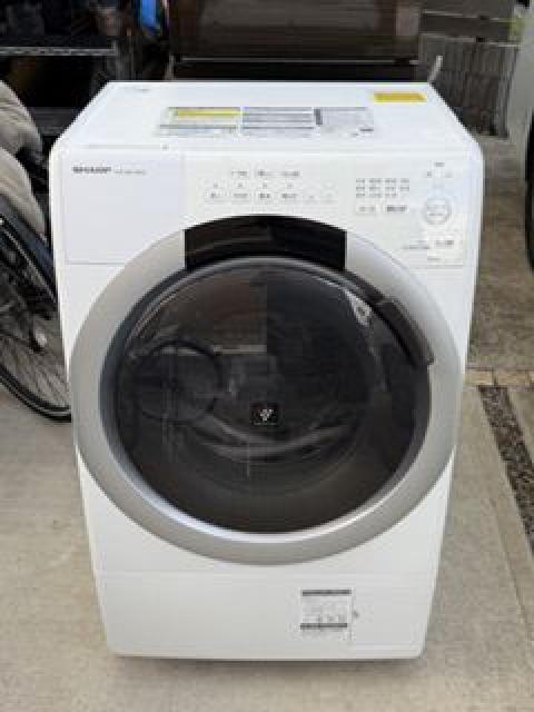 SHARP ドラム式洗濯機 ES-S7J-WL 7kg 左開き