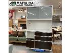 松田家具 キッチンボード 食器棚 ソフトクロ…