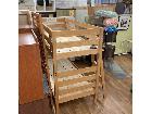 無印良品 MUJI 木製２段ベッド 天然木 オーク材 幅87cm 長さ204cm USED 綺麗