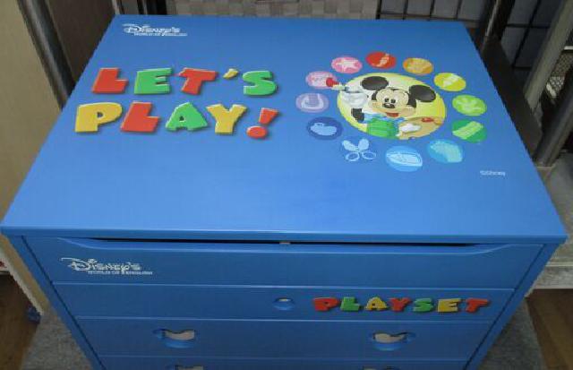 Disney DWEレッツプレイ (Let's play) 物入れ4段