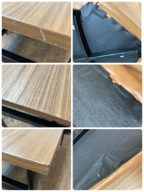 ダイニング4点セット モダンダイニングチェア 幅120cm USED
