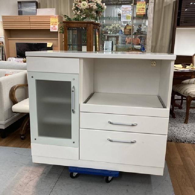 マルミツ キッチンカウンター レンジ台 幅105cm USED