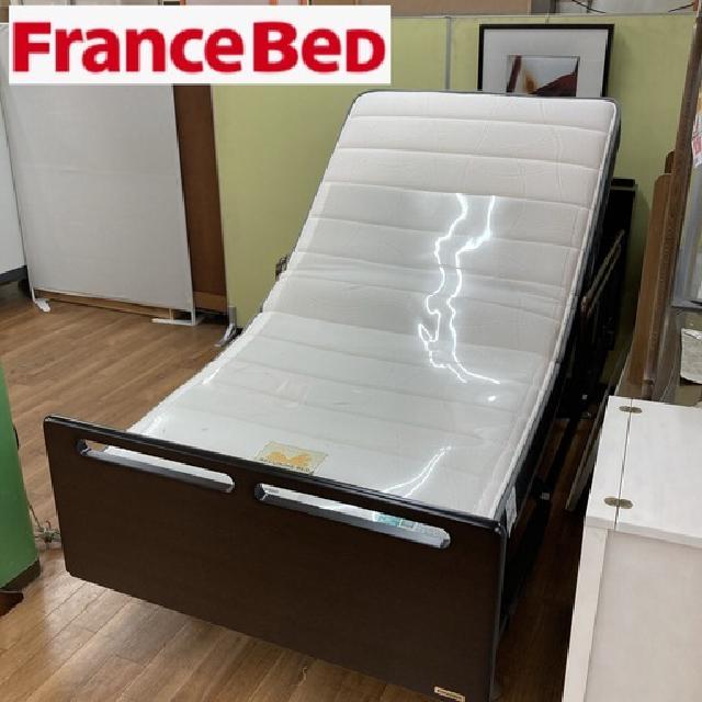 フランスベッド レステックス-N-RE-19C シングル 3モーター 電動ベッド 電動リクライニング