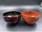 お椀 汁椀 和食器 塗 うるし 日本製 ペア 高さ約6cm 横幅約13cmの詳細ページを開く