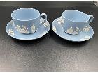 WEDGWOOD ウェッジウッド ジャスパー ペールブルー 2客 カップ＆ソーサの詳細ページを開く