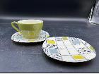 THE CONRAN SHOP コーヒーカップ&ソーサー CHEQUEARSの詳細ページを開く
