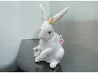 LLADRO リヤドロ フィギュリン 花飾りの白うさぎの詳細ページを開く