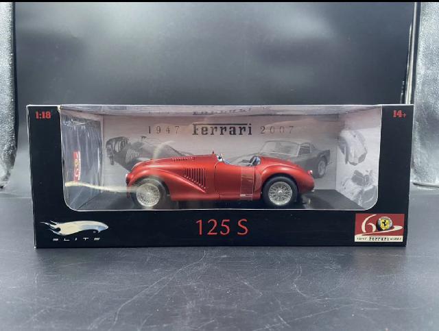 /1/18 フェラーリ 125 S 6060台 限定 Hot Wheels ELITE M