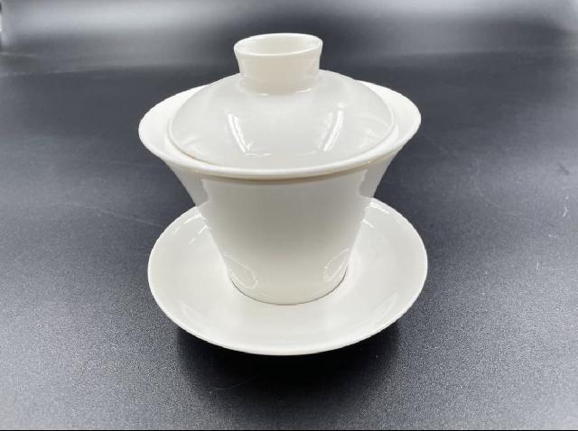 中国茶器 白陶磁器蓋碗 台湾茶器 台湾茶 茶器 陶磁器 シンプル