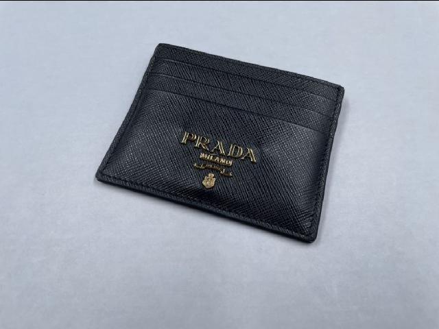 PRADA プラダ カードケース カード入れ 定期入れ ブラック 