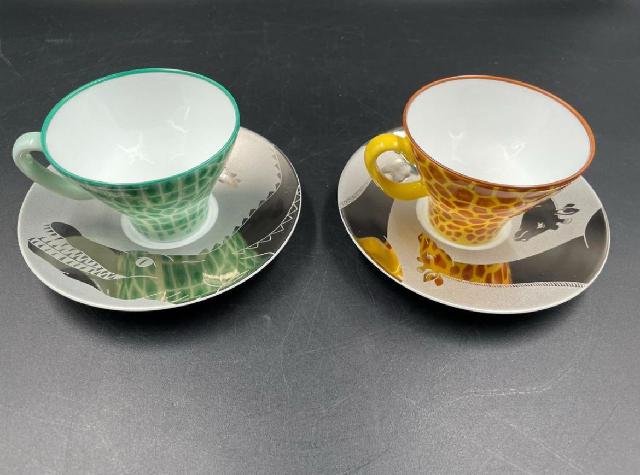 カップ＆ソーサー ジラフ＆クロコダイル
