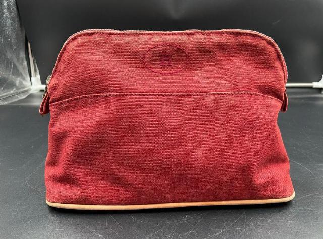 HERMES エルメス ボリードポーチ レッド