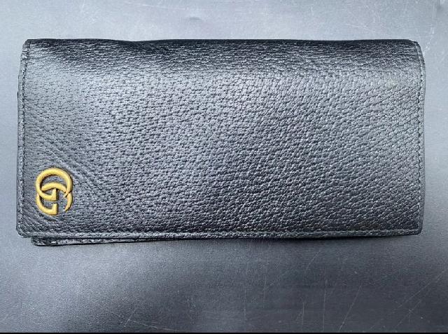 GUCCI グッチ メンズ 長財布 GGマーモント