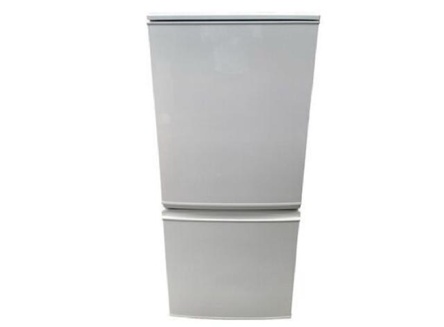 1125番シャープ✨ノンフロン冷凍冷蔵庫✨SJ-D14B-W‼️