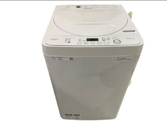 SHARP シャープ 全自動電気洗濯機 ES-GE5D-W 2020年製 （ 洗濯機