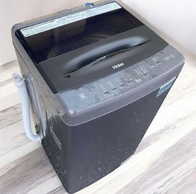 【引取】Haier全自動洗濯機JW-U55LK 2023年製 使用10ヶ月の美品 Haier 全自動電気洗濯機 JW-U55LK(50/60Hz用) 2023年製 （ 洗濯