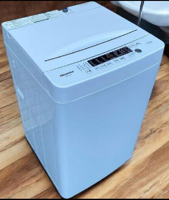 女性オーナーHisense 2022年製 全自動電気洗濯機 HW-K45E HW-K45E | ハイセンスジャパン株式会社