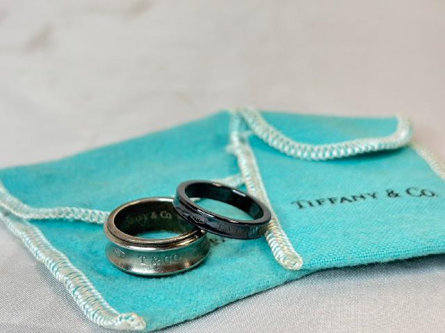 Tiffany&Co. ペアリング SV925 14号