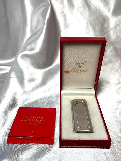 Cartier サントス ガスライター シルバー 
