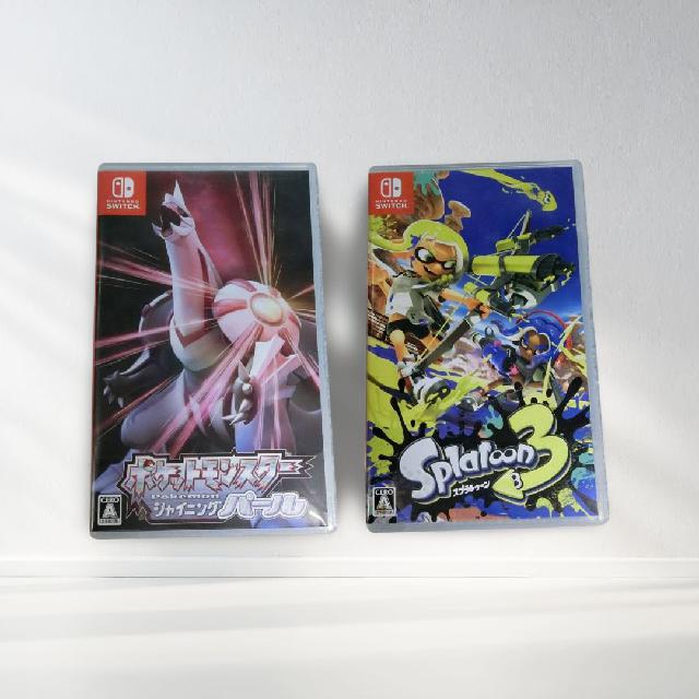 任天堂　SWITCH スプラトゥーン3　ポケットモンスターパール　ソフト２点