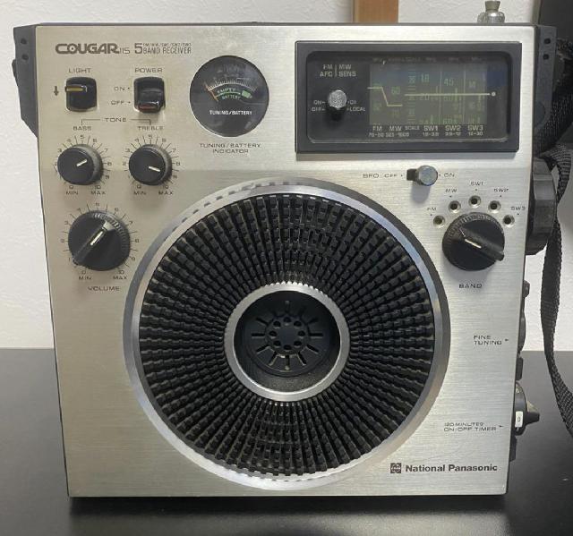 時間限定値下　National Panasonic cougar115  ラジオ National RF-1150 Radio COUGAR 115 Panasonic Panasonic From