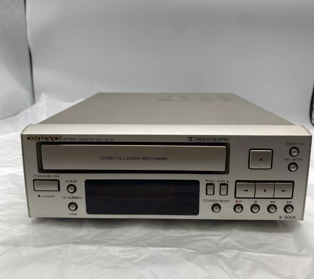 ONKYO ステレオカセットテープデッキ K-505X （ その他AV機器）の買取