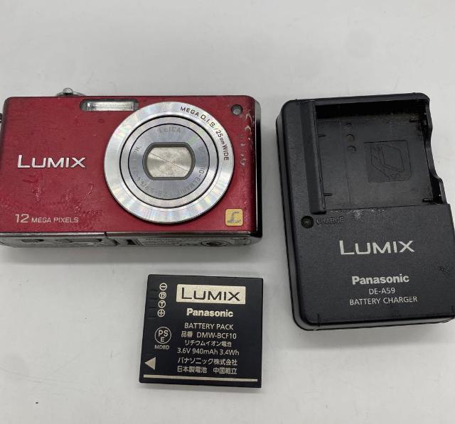Panasonic LUMIX DMC-FS7 デジタルカメラ レッド （ コンパクトカメラ