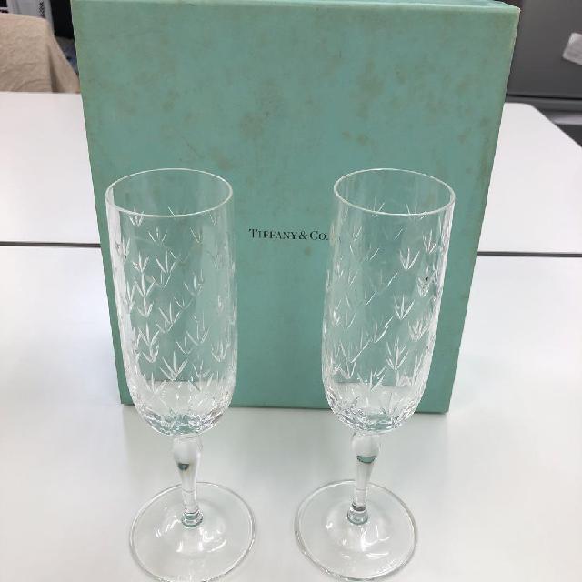 ティファニー　グラス2点とティースプーン　セット　TIFFANY