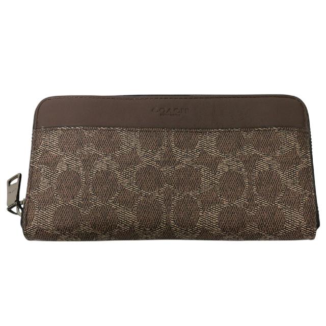 COACH 74936 ラウンドファスナー長財布