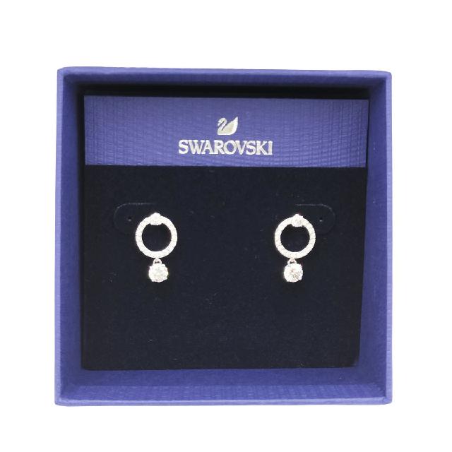 スワロフスキー（Swarovski）フープピアス