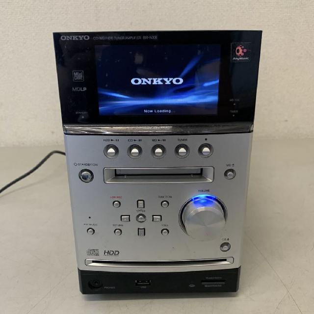 ONKYO BR-NX8 2006年製（本体のみ） CD MD HDD コンポ 通電確認OK