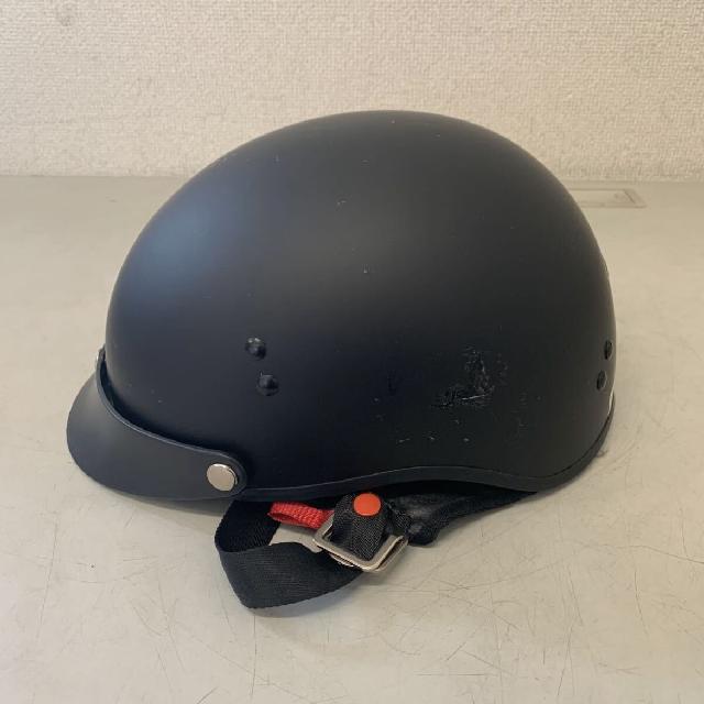 ヘルメット ブラック 半キャップ 半ヘル マットブラック DOT TORC T-55 V2 XXL