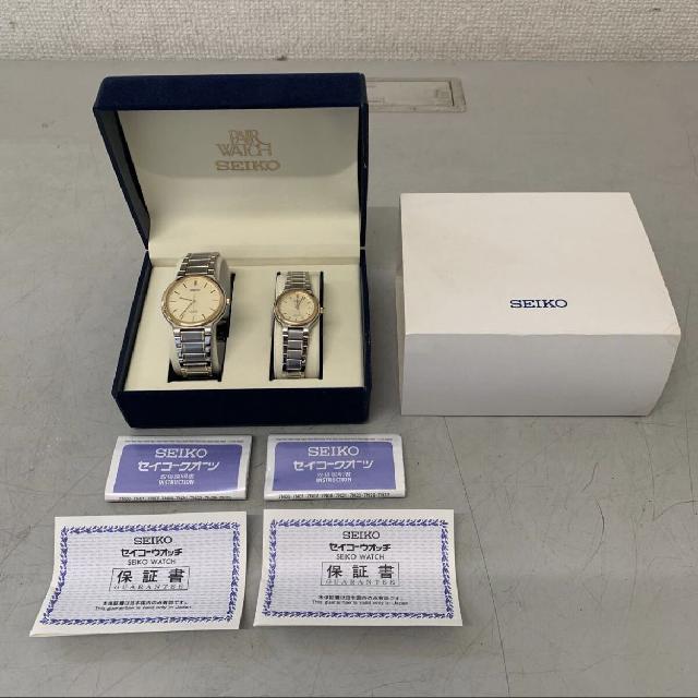 今季一番 SEIKO セイコー SPIRIT スピリット ペア 腕時計 SCDP002/7N01 時計