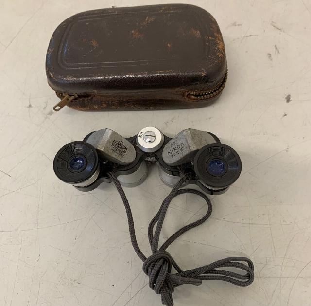 双眼鏡　NIPPON KOGAKU Nikon 7×15 8° レトロ ニコン ケース付き