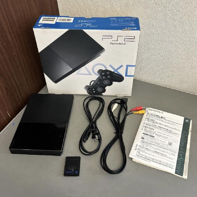 Y0049 PS2 本体 SCPH-90000 チャコールブラック 薄型 SONY ソニー