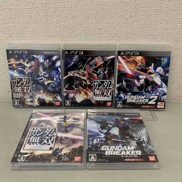 PS3 ガンダムブレイカー　ガンダム無双　5個セット　真・ガンダム無双