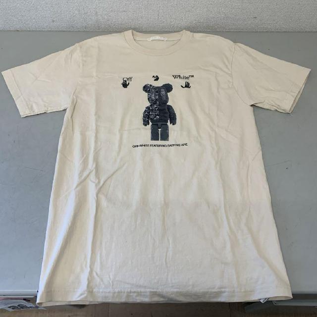 OFF-WHITE メンズ　Tシャツ　Mサイズ　オフホワイト