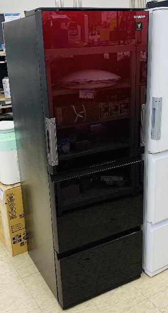【美品】シャープ　ノンフロン冷凍冷蔵庫　SJ-GW35F-R　2020年製　O 2020年製 SJ-GW35F-R SHARP 冷蔵庫 （ 冷蔵庫・冷凍庫）の買取価格
