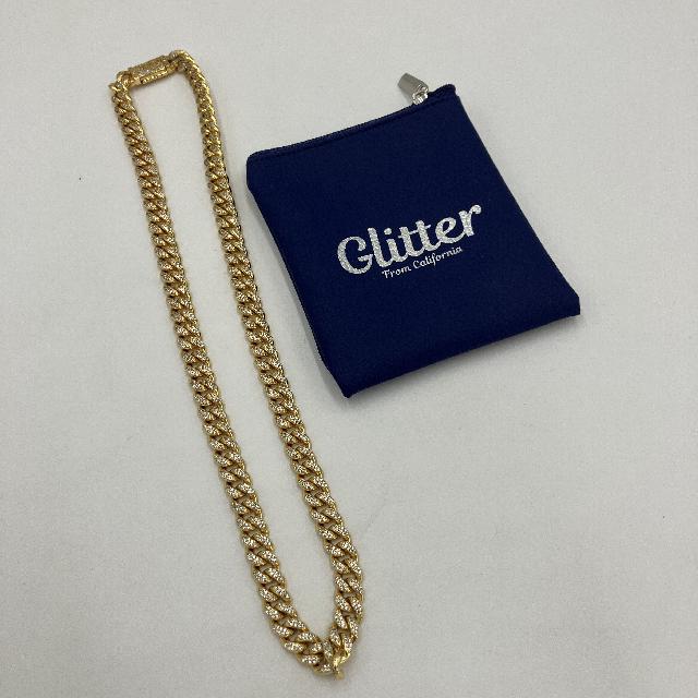 Glitter グリッター ゴールド チェーンネックレス ポーチ付き 神戸市 出張買取