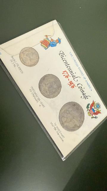 アメリカ建国200年記念セット【希少パッケージ】 アメリカ 建国200周年記念銀貨セット(1976)｜Yahoo!フリマ（旧PayPay