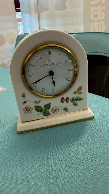  ワイルドストロベリー　ウェッジウッド 置時計 Wedgwood /ウェッジウッド /ワイルドストロベリー/マントルクロック
