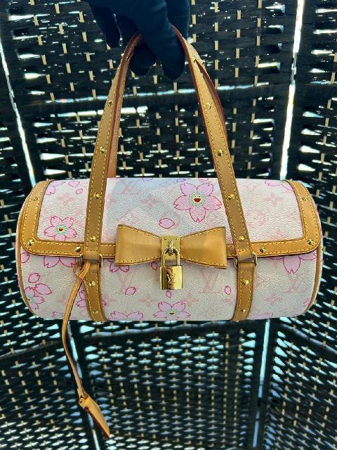 ルイヴィトン ハンドバッグ モノグラム・チェリーブロッサム パピヨン