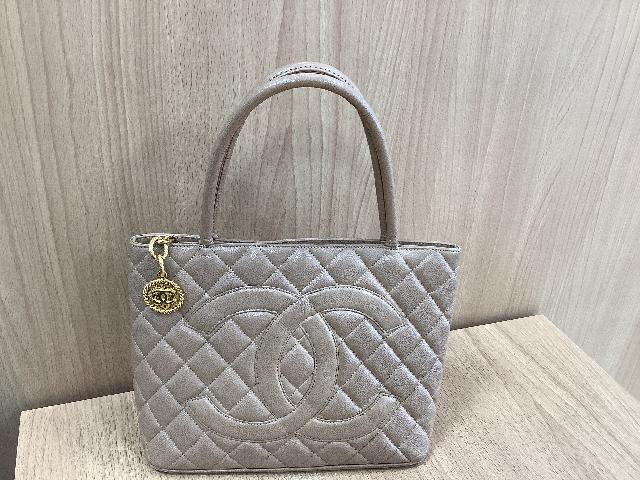 シャネル　キャビアスキン　復刻トート