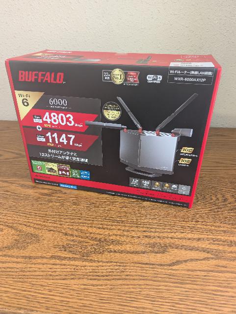 BUFFALO WXR-6000AX12P Wi-Fi 6ルーター