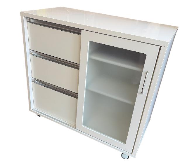 キャスター付き スライド キッチンボード