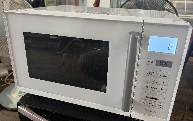 山善 電子レンジ 23L フラット NERV-F023-W 23年 （ 電子レンジ）の 