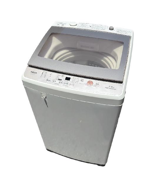 未使用品⭐️AQUA⭐️ 全自動洗濯機 2025年 7.0Kg大阪市近郊配送無料 アクア 全自動電気洗濯機 AQW-GV70G 7.0kg （ 洗濯機・ドラム洗濯機