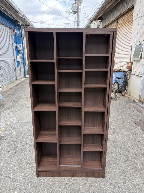 ニトリ NITORI スライド式本棚　スライド式収納　エヴィータ90 シングル ニトリ 木製スライド式本棚 エヴィータ90シングル （ 本棚）の買取価格