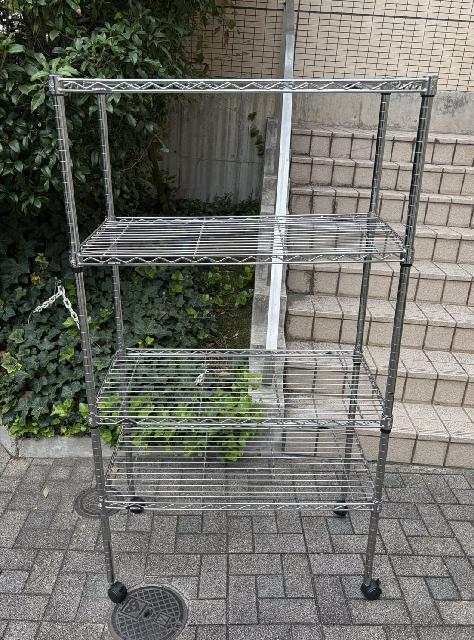 ホームエレクター スチールラック 4段 タイムプラス 平野 東大阪